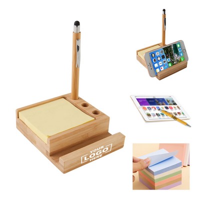 Phone Holder w/Stylus Pen & Sticky Notes