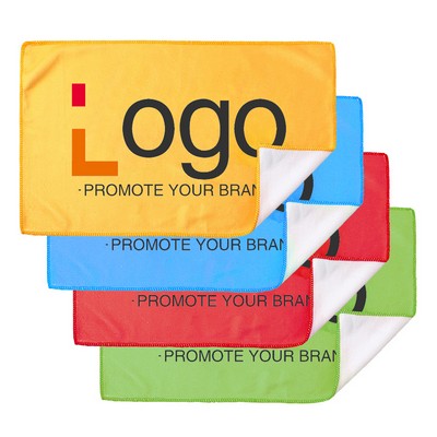 11" x 18" Sublimated Full Color Microfiber Rally Towel