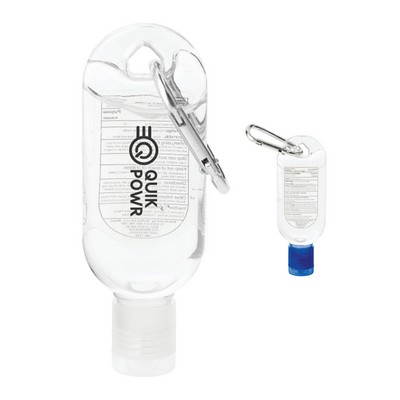 Clip-N-Go 1oz Hand Sanitizer with Mini Carabiner