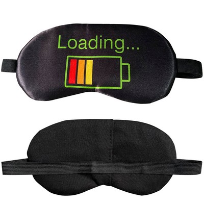 Full Color Printed Sleep Satin Eye Mask