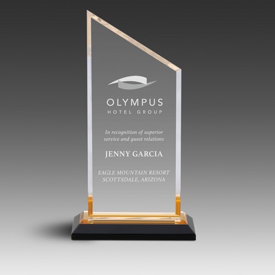 MirrorPeak Award™ (4"x7½"x1½")